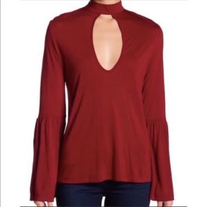 NWT Haute Hippie Keyhole Long Sleeve!